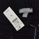Talbots T by  NWT Size XL Black Pull On Cotton Knit Crop Pants Photo 3
