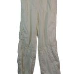 Urban Outfitters  Cream Pull On Cargo Jogger Roll Tab Leg Size XS Photo 0