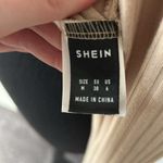 SheIn  Cream V-Neck Long Sleeve Crop Top Photo 1