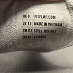 FitFlop  Flare Bling Crystals Toe Post Sandals Size 11 Leather Flip Flop Cushion Photo 7