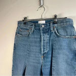 Boyish  Medium Wash The Quincy Split Cropped Straight Leg Jean Photo 3