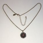 Cheeky’s Brass Tone Sunflower Pendant Boho Necklace Brown Photo 1