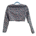 ZARA NWT  CROPPED FLORAL CORSET TOP Photo 1