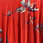 Skylar + Madison Red Floral Jumpsuit Photo 2