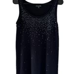 Eileen Fisher Black Sequin 100% Merino Wool Tunic Photo 8