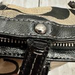 Coach  Black and Cream Signature Tote Patent Leather Handles Trim Y2K  Classic Photo 5