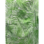 Gap  Designed And Crafted Green Leaf Boyfriend Fit oxford shirt Size Large‎ Photo 2