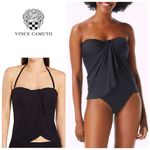 Vince Camuto New. drape tankini top. Small. Retails $88 Photo 1