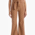Mother The Halter Doozy Jumpsuit Retro Chained & Confused Print small Brown Size 26 Photo 8