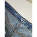 Style & Co Style Co Women Wide Leg Crop Jeans Medium Wash Distressed Frayed Hem Size 14 Photo 6