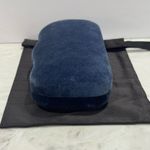 Gucci Glasses clamshell Case Blue Velvet with Pouch Authentic Designer Eyewear Photo 5