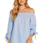 Tibi  Blouse Sz 0 Off Shoulder Bohemian Boho Pastel Feminine Romantic Cottage Photo 0