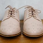 ASOS Ladies' Pink Leather Wingtip Brogue Lace Up Shoes 4UK Photo 7