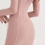 House Of CB NWT  'Ophelia' Crystal Cutout Midi Dress dusty pink balletcore sheer Photo 1