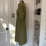 Ba&sh  Pamela puff sleeve cotton midi dress Photo 9