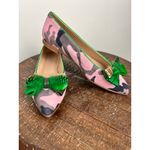 Dream Walkers Pink Camo Ballet Flats Feather Bow Pointed Toe Women Size 37 Photo 1