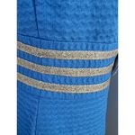 Lilly Pulitzer  Blue Gold Belted Kirkland Dress 10 Photo 4