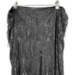 Nanette Lepore  Black Sequin Fringe Sparkle Pants Womens Extra Large Photo 1