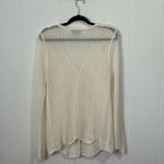 Vintage 90’s Bon Worth Crochet Cardigan Medium coastal‎ festival White Photo 3
