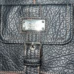 Nine West Crossbody Purse Bag Black Faux Leather Pebbled Womens Ladies Photo 1
