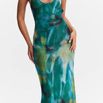 Sasha Therese Vera Maxi Dress Green Size XS Photo 0