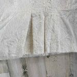 Etcetera Blazer Jacket Womens 10 White Viscose Pile Shag Lined Photo 3