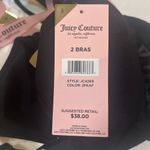 Juicy Couture Intimates 2Pack Seamless Bras Removable Pads Size S Blk/ White Photo 4