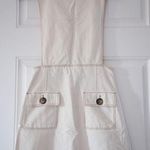 ZARA White Overall Dress Photo 0