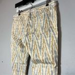 Free People Aztec Print Grey Tan Skinny Jean Zippered Ankle Womens size 31 Photo 10