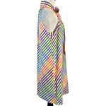 J.Crew Tie Neck Rainbow Gingham Dress Size 8 Plaid Preppy Bow Summer Photo 11