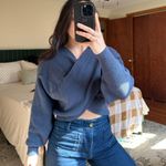 Cropped Sweater Blue Photo 0