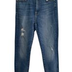 7 For All Mankind Luxe Vintage High Waist Ankle Skinny Jeans Size 28 retro chic Photo 0