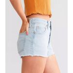 Levi's Levi’s 501 Button Fly Denim High Rise Cut Off Blue Jean Shorts Casual Western 25 Photo 9