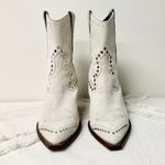 Zadig & Voltaire Cara Studded Western Block Heel Booties Gray Women's 41 / 10.5 Photo 1