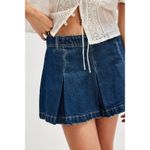 Free People  We The Free Madison Ave Denim Mini Skirt Size 30 New with tags Photo 2