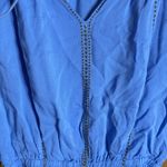 Revolve  The Jetset Diaries Blue Embroidered Long Sleeve Dress Size Small Photo 6