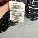 Anthropologie Anthro Hei Hei Black‎ Geometric Zip Up Boho Flowy Top Womens Small Boho Hippie Photo 4