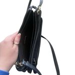 Giani Bernini  Black Leather Casual Classic Small Crossbody Shoulder‎ Purse Photo 4