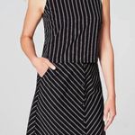 J.Jill Ponte Multiway Striped Suit Dress w/Pockets, Black Red, Size S New w/Tag Photo 12