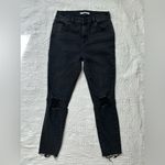 PacSun Black Distressed High Rise Skinny Jean Jeggings Photo 2