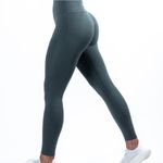 Alphalete  Halo Leggings Urban Chic Heather Green Athleisure Workout Running S Photo 7