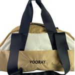 Vooray  Studio Women's Camel Beige Zipper Yoga Mat Holder Fitness Gym Duffel Bag Photo 2