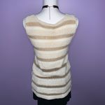 Hem & Thread NWT Boutique White and Tan Knit Top Photo 8