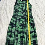 Jay Godfrey Size 6 Green Black Abstract Sheath Dress Cocktail Party City Wedding Photo 8