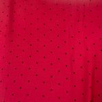 Forever 21 Burgundy and black tiny polka dot flowy dress size small Photo 4