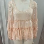 Cinq à Sept Cinq A Sept Jasmin Tiered Silk Blouse szM Photo 2