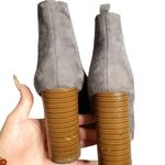 Charlotte Russe  Gray Ankle Suede Platform Boots Photo 1