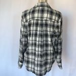 Alice + Olivia  black and white plaid button down Photo 1
