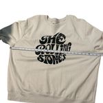 The Rolling Stones  Crewneck Sweatshirt XL Black And‎ White Circle Logo Photo 3