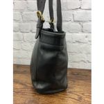 Coach Vintage  Black 4157 Shoulder Tote leather, long strap Photo 3